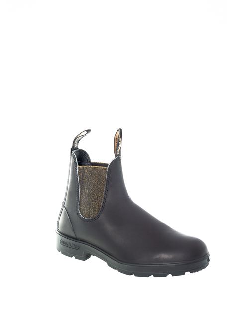 Back/gold leather chelsea boot BLUNDSTONE FOOTWEAR | 2031LEATHER-BLACK/GOLD